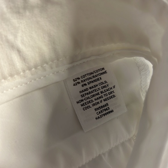 HALOGEN White Ankle Pant 4 - Picture 8 of 8